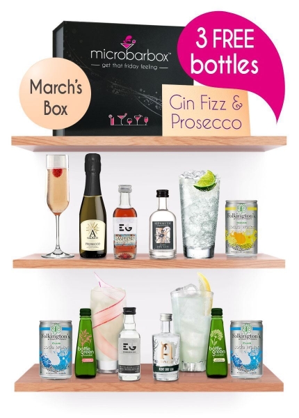 Picture of MicroBarBox™ Monthly Cocktail Club - 3 free bottles