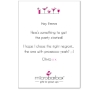 Personalised Gift Card Message