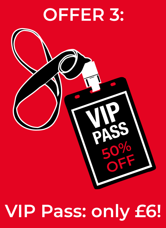 Offer 3: 50% off VIP Pass